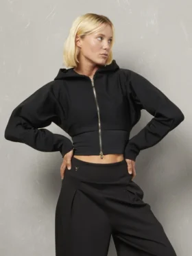Agnes Sweatshirt mit durchgehendem Reissverschluss