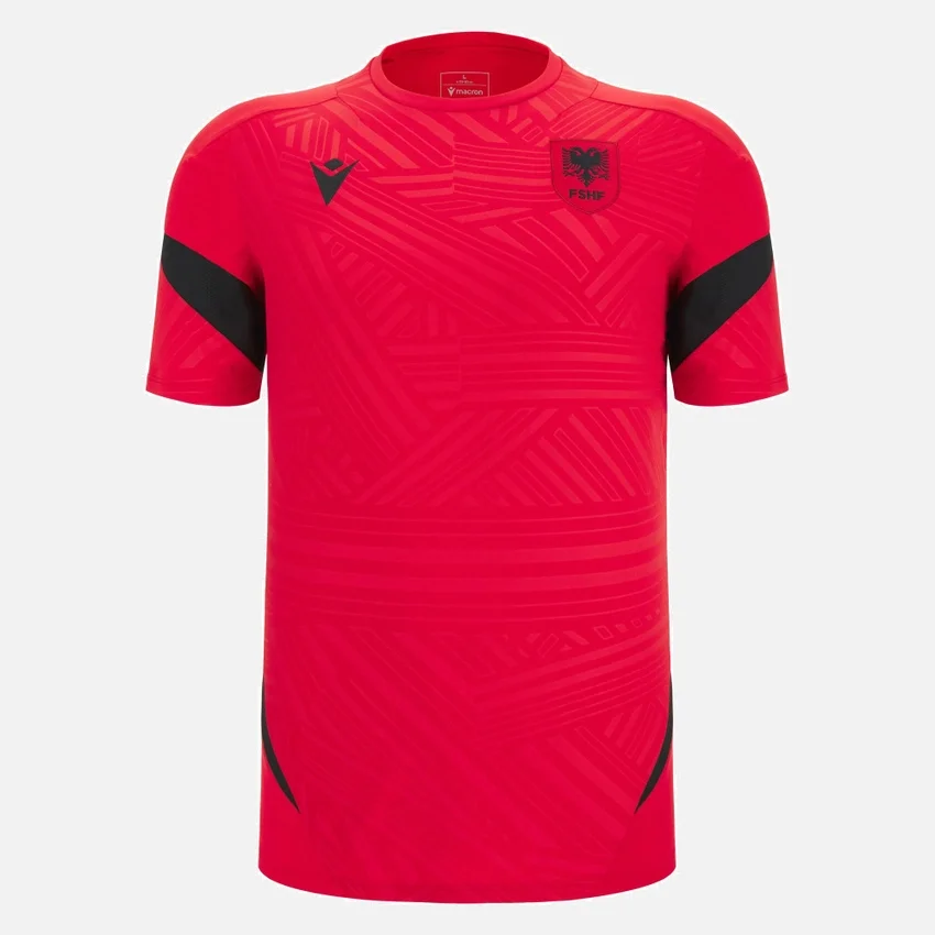 Albanien Nationalmannschaft FSHF 2026/27 Trainingshemd für Erwachsene, rot Albanien Nationalmannschaft FSHF 2026/27 Trainingshemd für Erwachsene, rot
