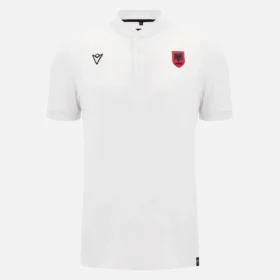 Albanien Nationalmannschaft FSHF 2026/27 Weisses Poloshirt für Erwachsene