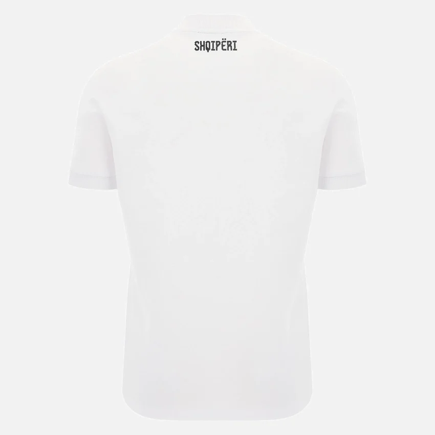 Albanien Nationalmannschaft FSHF 2026/27 Weisses Poloshirt für Erwachsene Albanien Nationalmannschaft FSHF 2026/27 Weisses Poloshirt für Erwachsene
