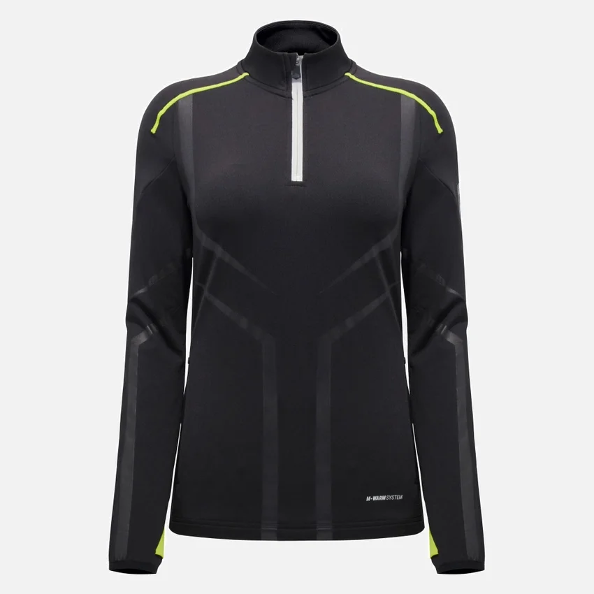 Automobili Lamborghini Damen-Sweatshirt mit 1/4-Reissverschluss Automobili Lamborghini Damen-Sweatshirt mit 1/4-Reissverschluss
