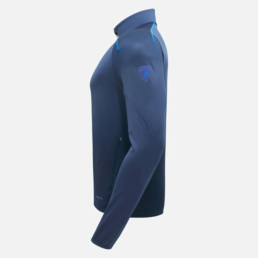 Automobili Lamborghini Herren-Sweatshirt mit 1/4-Reissverschluss Automobili Lamborghini Herren-Sweatshirt mit 1/4-Reissverschluss