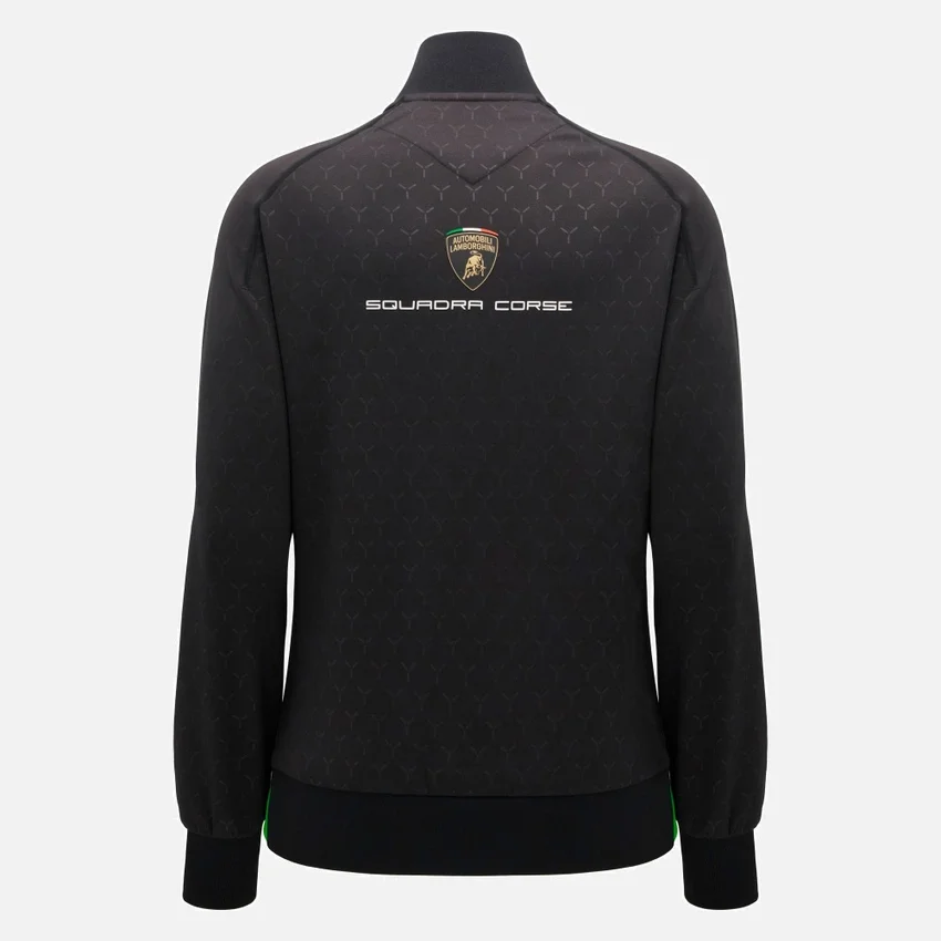 Automobili Lamborghini Squadra Corse Damen-Sweatshirt mit durchgehendem Reissverschluss Automobili Lamborghini Squadra Corse Damen-Sweatshirt mit durchgehendem Reissverschluss