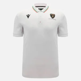 Automobili Lamborghini Squadra Corse Herren-Poloshirt in Weiss