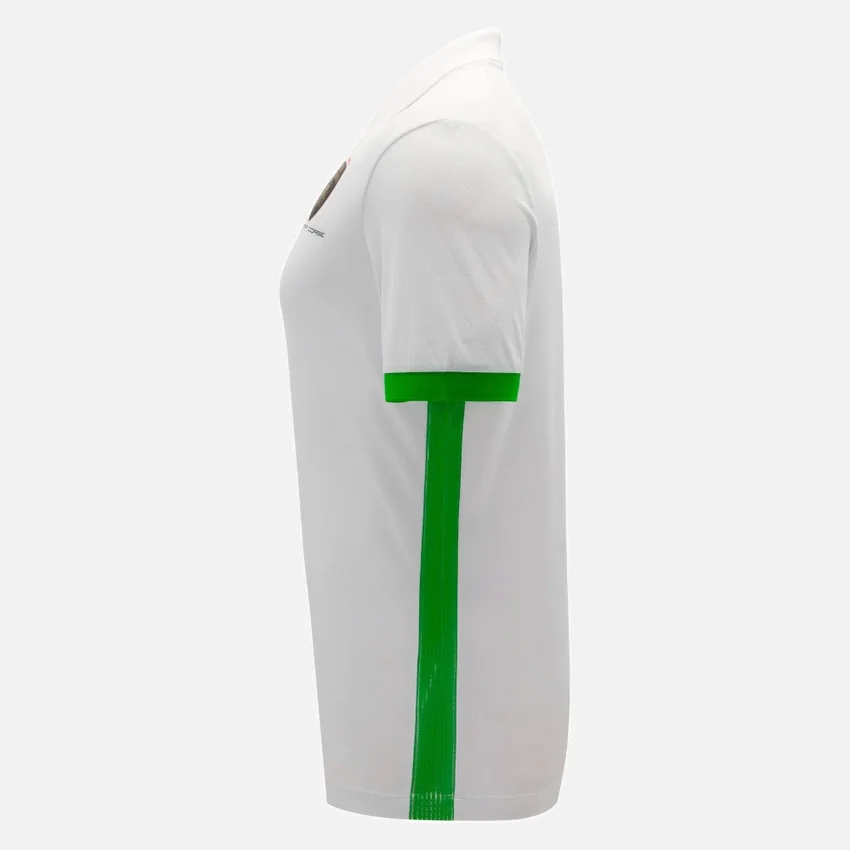 Automobili Lamborghini Squadra Corse Herren-Poloshirt in Weiss Automobili Lamborghini Squadra Corse Herren-Poloshirt in Weiss
