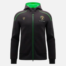 Automobili Lamborghini Squadra Corse Herren-Sweatshirt mit durchgehendem Reissverschluss
