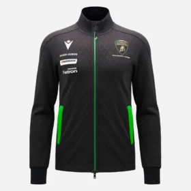 Automobili Lamborghini Squadra Corse Herren-Sweatshirt mit durchgehendem Reissverschluss