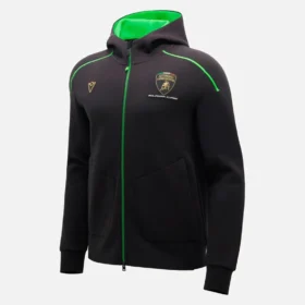 Automobili Lamborghini Squadra Corse Herren-Sweatshirt mit durchgehendem Reissverschluss