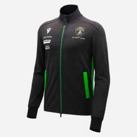 Automobili Lamborghini Squadra Corse Herren-Sweatshirt mit durchgehendem Reissverschluss