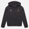 Automobili Lamborghini Squadra Corse Kinder-Sweatshirt in Schwarz mit Dreifarb-Motiv und durchgehendem Reissverschluss Automobili Lamborghini Squadra Corse Kinder-Sweatshirt in Schwarz mit Dreifarb-Motiv und durchgehendem Reissverschluss