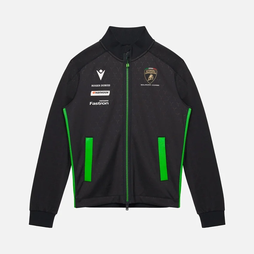 Automobili Lamborghini Squadra Corse Kinder-Sweatshirt mit durchgehendem Reissverschluss Automobili Lamborghini Squadra Corse Kinder-Sweatshirt mit durchgehendem Reissverschluss