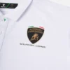 Automobili Lamborghini Squadra Corse Weisses Kinder-Poloshirt Automobili Lamborghini Squadra Corse Weisses Kinder-Poloshirt