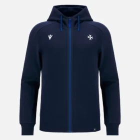 Auxerre 2025/26 Athleisure Reise-Oberteil für Erwachsene mit durchgehendem Reissverschluss