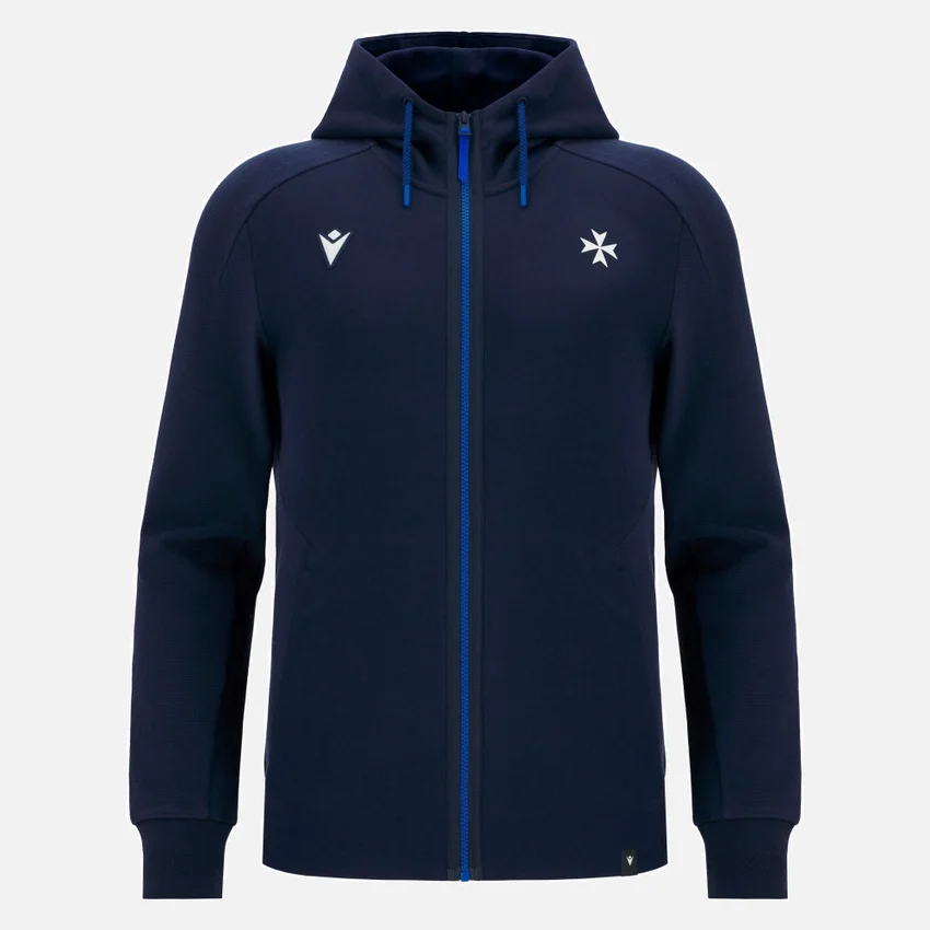 Auxerre 2025/26 Athleisure Reise-Oberteil für Erwachsene mit durchgehendem Reissverschluss Auxerre 2025/26 Athleisure Reise-Oberteil für Erwachsene mit durchgehendem Reissverschluss
