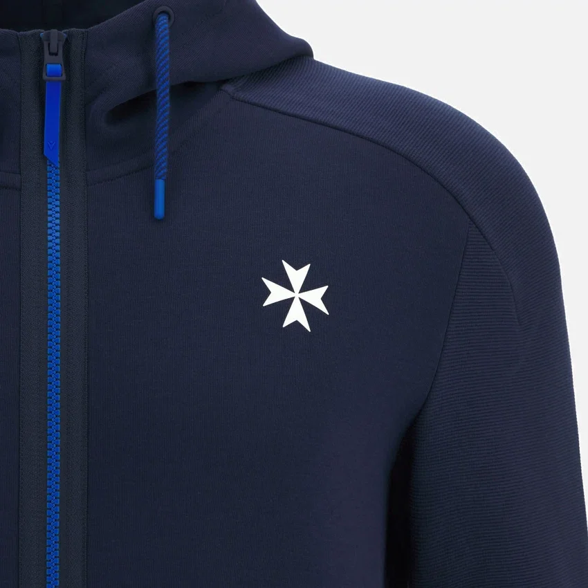 Auxerre 2025/26 Athleisure Reise-Oberteil für Erwachsene mit durchgehendem Reissverschluss Auxerre 2025/26 Athleisure Reise-Oberteil für Erwachsene mit durchgehendem Reissverschluss