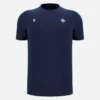 Auxerre 2025/26 Athleisure Reise-T-Shirt für Erwachsene in Marineblau Auxerre 2025/26 Athleisure Reise-T-Shirt für Erwachsene in Marineblau