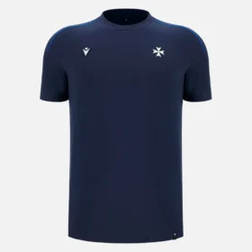 Auxerre 2025/26 Athleisure Reise-T-Shirt für Erwachsene in Marineblau
