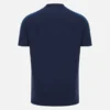 Auxerre 2025/26 Athleisure Reise-T-Shirt für Erwachsene in Marineblau Auxerre 2025/26 Athleisure Reise-T-Shirt für Erwachsene in Marineblau