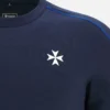 Auxerre 2025/26 Athleisure Reise-T-Shirt für Erwachsene in Marineblau Auxerre 2025/26 Athleisure Reise-T-Shirt für Erwachsene in Marineblau