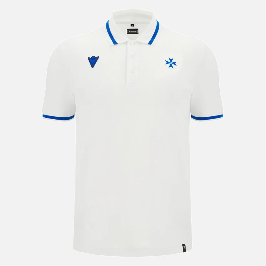 Auxerre 2025/26 Athleisure Reisepolo für Erwachsene, weiss Auxerre 2025/26 Athleisure Reisepolo für Erwachsene, weiss