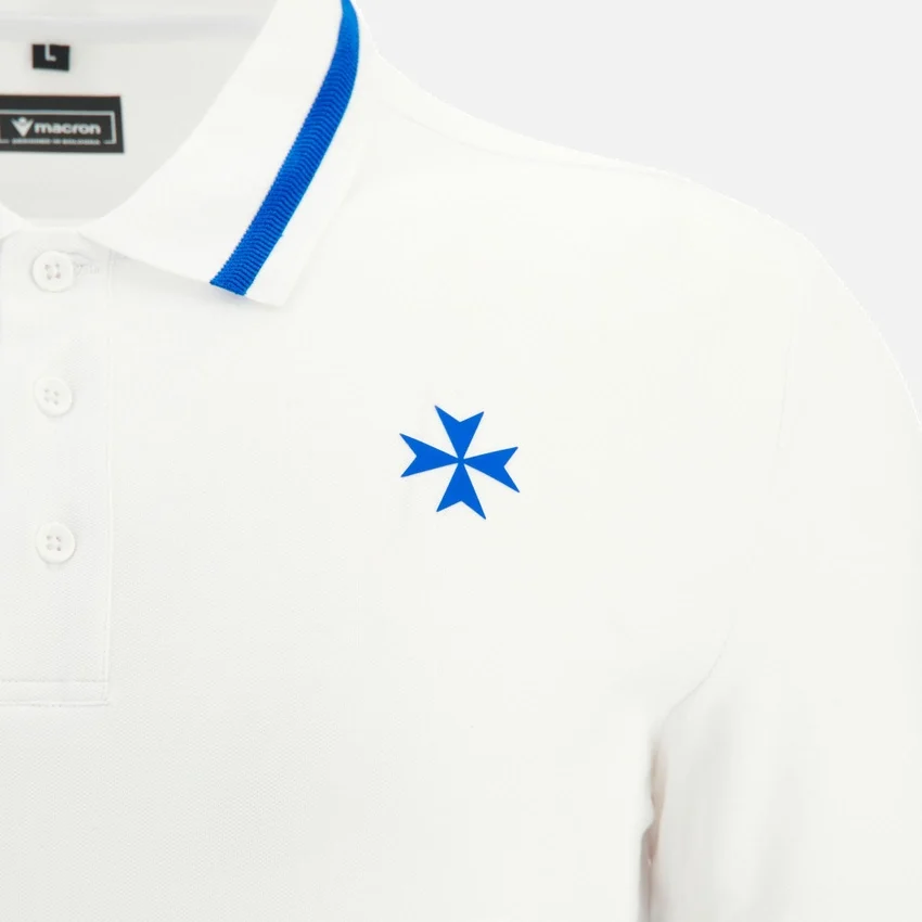 Auxerre 2025/26 Athleisure Reisepolo für Erwachsene, weiss Auxerre 2025/26 Athleisure Reisepolo für Erwachsene, weiss