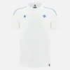 Auxerre 2025/26 Athleisure Reiset-T-Shirt für Erwachsene, weiss Auxerre 2025/26 Athleisure Reiset-T-Shirt für Erwachsene, weiss