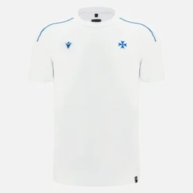 Auxerre 2025/26 Athleisure Reiset-T-Shirt für Erwachsene, weiss