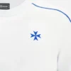 Auxerre 2025/26 Athleisure Reiset-T-Shirt für Erwachsene, weiss Auxerre 2025/26 Athleisure Reiset-T-Shirt für Erwachsene, weiss