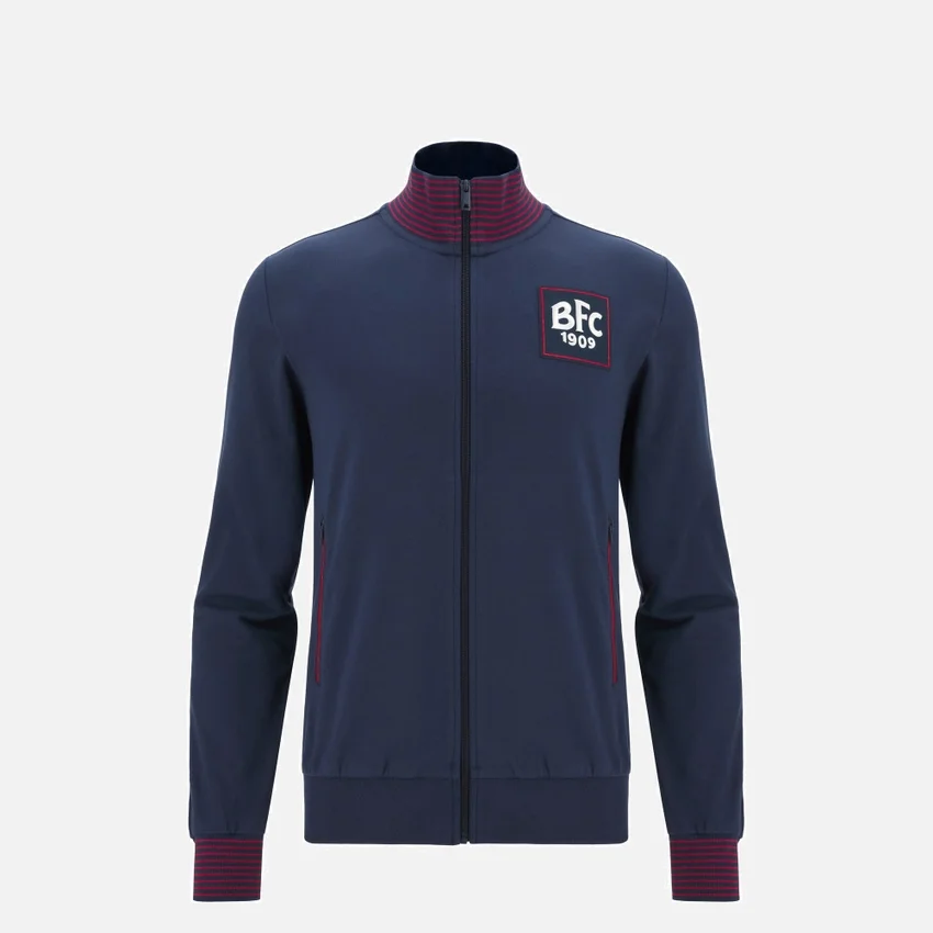 Bologna FC 1909 2025/26 Junior Fan Line Sweatshirt mit durchgehendem Reissverschluss Bologna FC 1909 2025/26 Junior Fan Line Sweatshirt mit durchgehendem Reissverschluss