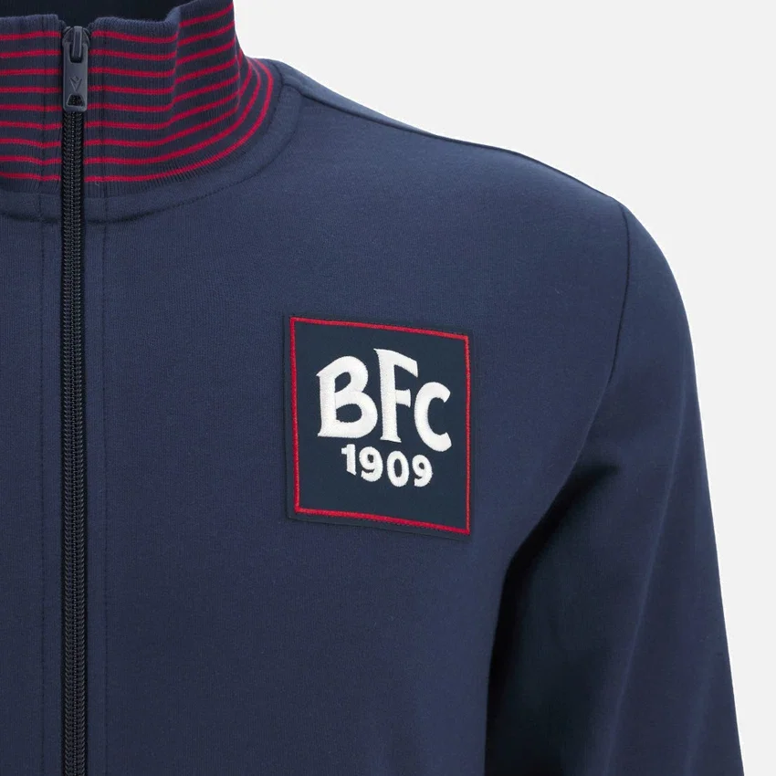 Bologna FC 1909 2025/26 Junior Fan Line Sweatshirt mit durchgehendem Reissverschluss Bologna FC 1909 2025/26 Junior Fan Line Sweatshirt mit durchgehendem Reissverschluss