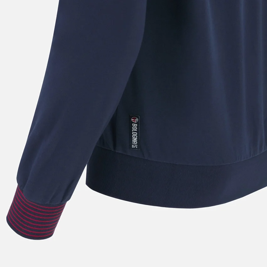 Bologna FC 1909 2025/26 Junior Fan Line Sweatshirt mit durchgehendem Reissverschluss Bologna FC 1909 2025/26 Junior Fan Line Sweatshirt mit durchgehendem Reissverschluss