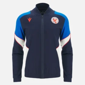 Crystal Palace 2025/26 Vintage-Oberteil mit durchgehendem Reissverschluss für Erwachsene