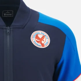 Crystal Palace 2025/26 Vintage-Oberteil mit durchgehendem Reissverschluss für Erwachsene