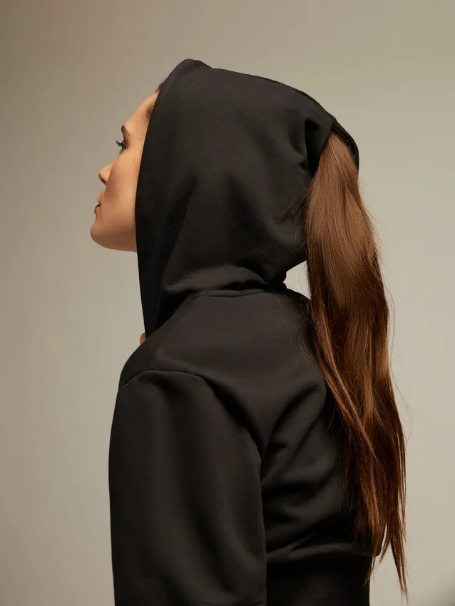 Elo 02 Hoodie aus Baumwolle mit durchgehendem Reissverschluss Elo 02 Hoodie aus Baumwolle mit durchgehendem Reissverschluss