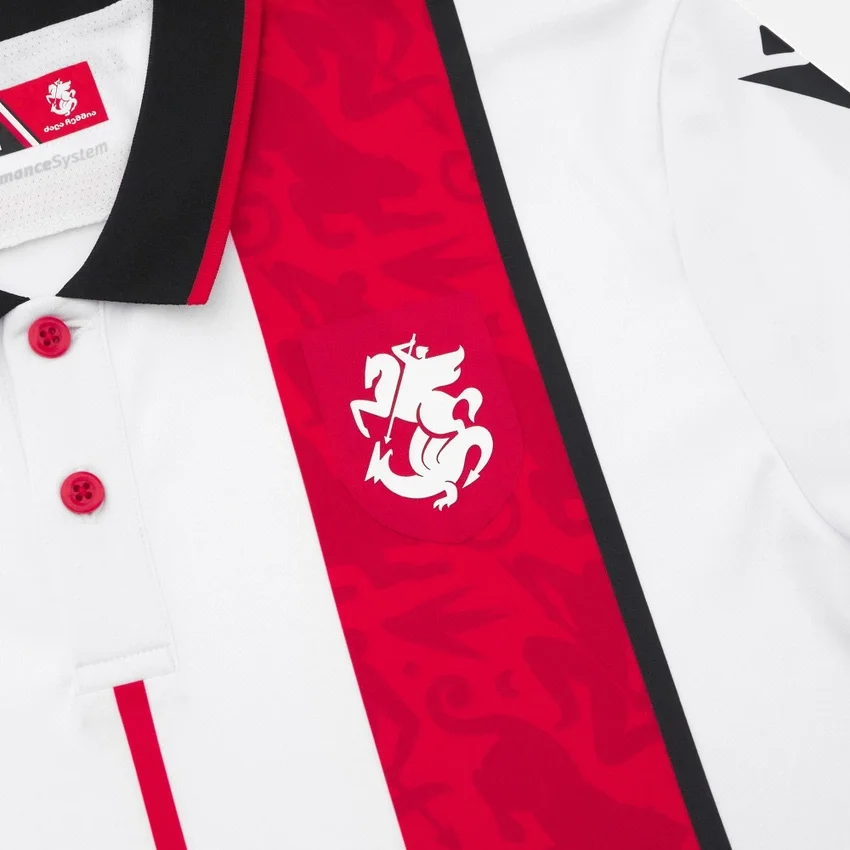 Georgischer Fussballverband 2025/26 Heim-Trikot für Erwachsene Georgischer Fussballverband 2025/26 Heim-Trikot für Erwachsene