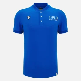 Italbasket 2025/26 Herren-Poloshirt im Athleisure-Stil Italbasket 2025/26 Herren-Poloshirt im Athleisure-Stil