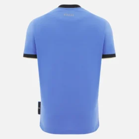 Italia Rugby 2025/26 Geripptes Baumwoll-T-Shirt-Hemd Fan-Kollektion