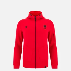 Junior-Sweatshirt mit durchgehendem Reissverschluss der albanischen Nationalmannschaft 2026/27