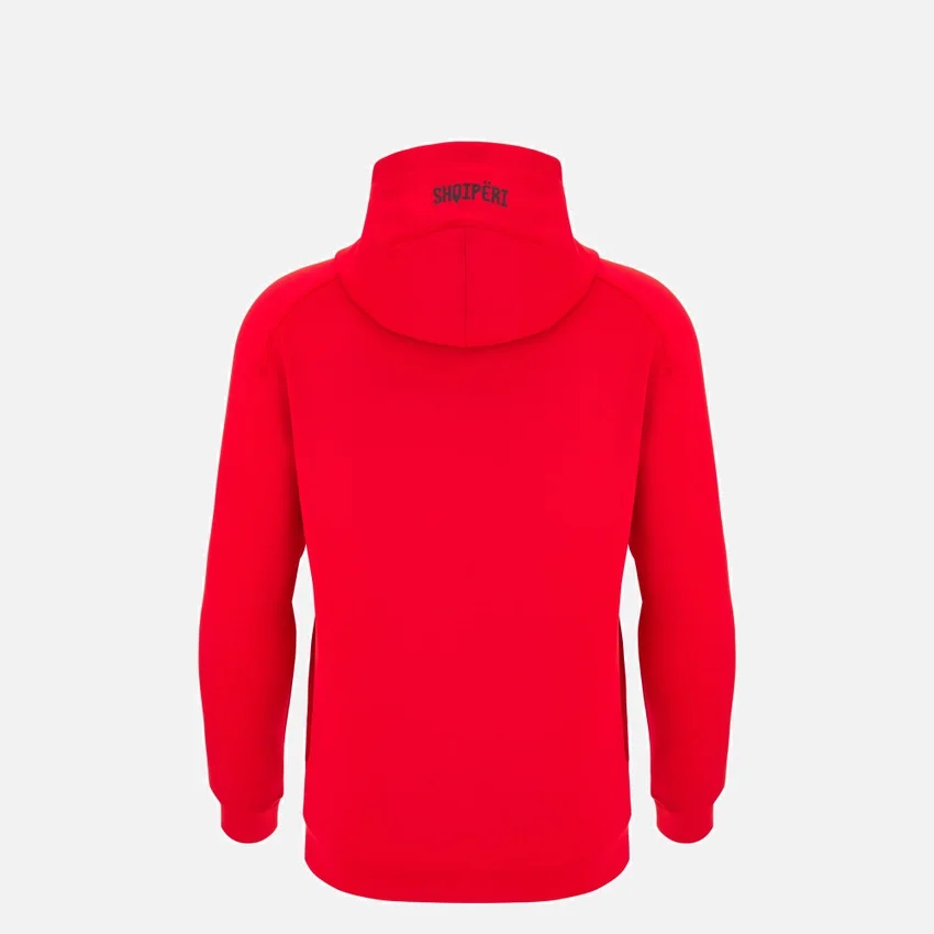 Junior-Sweatshirt mit durchgehendem Reissverschluss der albanischen Nationalmannschaft 2026/27 Junior-Sweatshirt mit durchgehendem Reissverschluss der albanischen Nationalmannschaft 2026/27