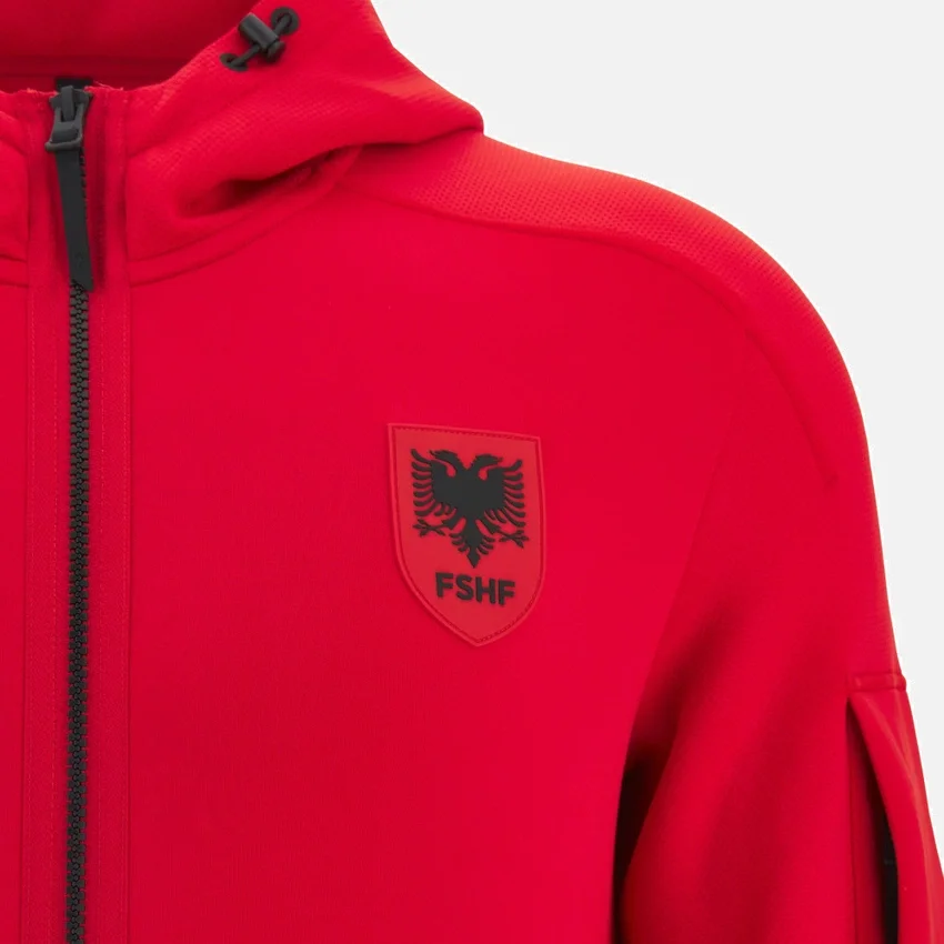 Hoodies mit durchgehendem Reissverschluss der albanischen Nationalmannschaft FSHF 2026/27 Hoodies mit durchgehendem Reissverschluss der albanischen Nationalmannschaft FSHF 2026/27