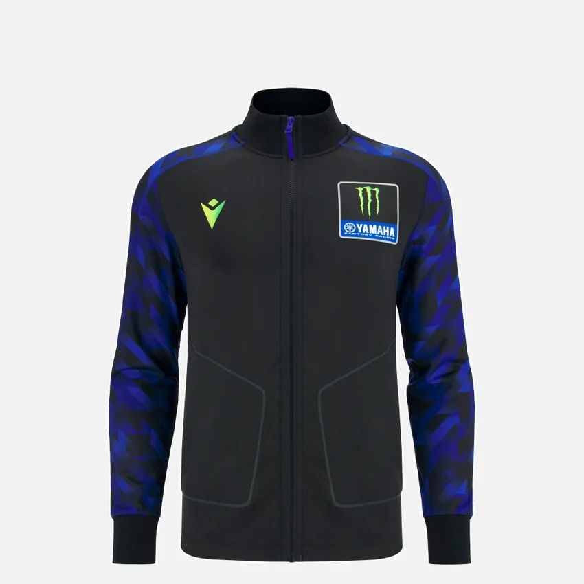 Monster Energy Yamaha MotoGP 2026 Fan Gear Sweatshirt mit durchgehendem Reissverschluss – kleinere Grössen Monster Energy Yamaha MotoGP 2026 Fan Gear Sweatshirt mit durchgehendem Reissverschluss – kleinere Grössen