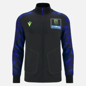 Monster Energy Yamaha MotoGP 2026 Herren-Fan-Sweatshirt mit durchgehendem Reissverschluss