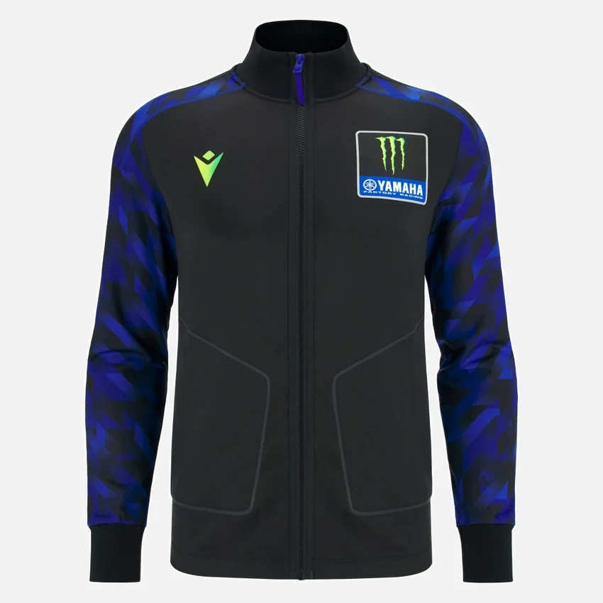 Monster Energy Yamaha MotoGP 2026 Herren-Fan-Sweatshirt mit durchgehendem Reissverschluss Monster Energy Yamaha MotoGP 2026 Herren-Fan-Sweatshirt mit durchgehendem Reissverschluss