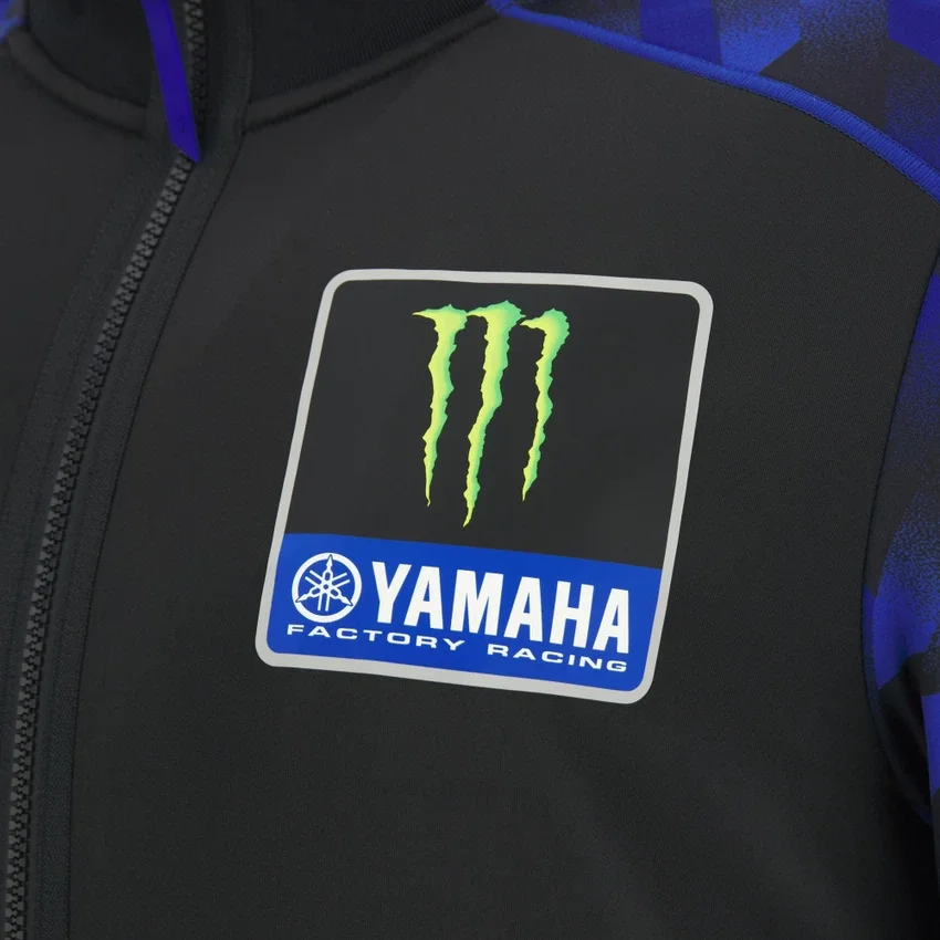 Monster Energy Yamaha MotoGP 2026 Herren-Fan-Sweatshirt mit durchgehendem Reissverschluss Monster Energy Yamaha MotoGP 2026 Herren-Fan-Sweatshirt mit durchgehendem Reissverschluss