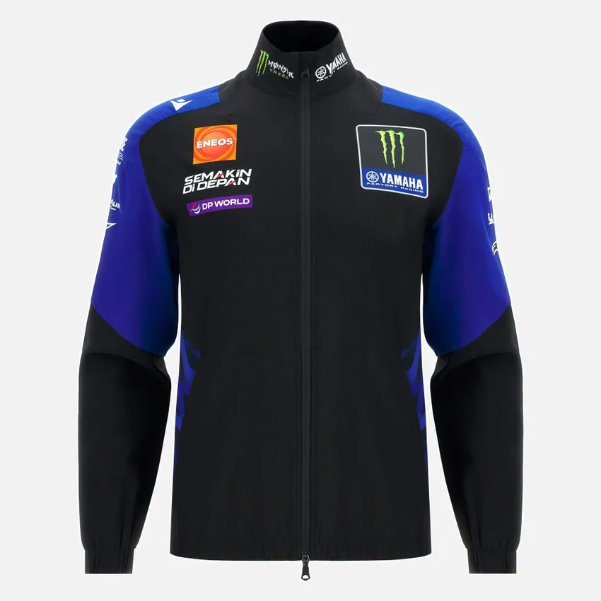 Monster Energy Yamaha MotoGP 2026 Herren-Team-Replica-Sweatshirt mit durchgehendem Reissverschluss Monster Energy Yamaha MotoGP 2026 Herren-Team-Replica-Sweatshirt mit durchgehendem Reissverschluss