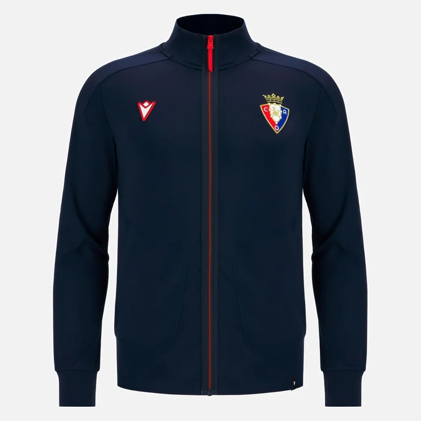 Osasuna 2025/26 Warm-up-Jacke «Anthem» für Erwachsene, Athleisure Osasuna 2025/26 Warm-up-Jacke «Anthem» für Erwachsene, Athleisure