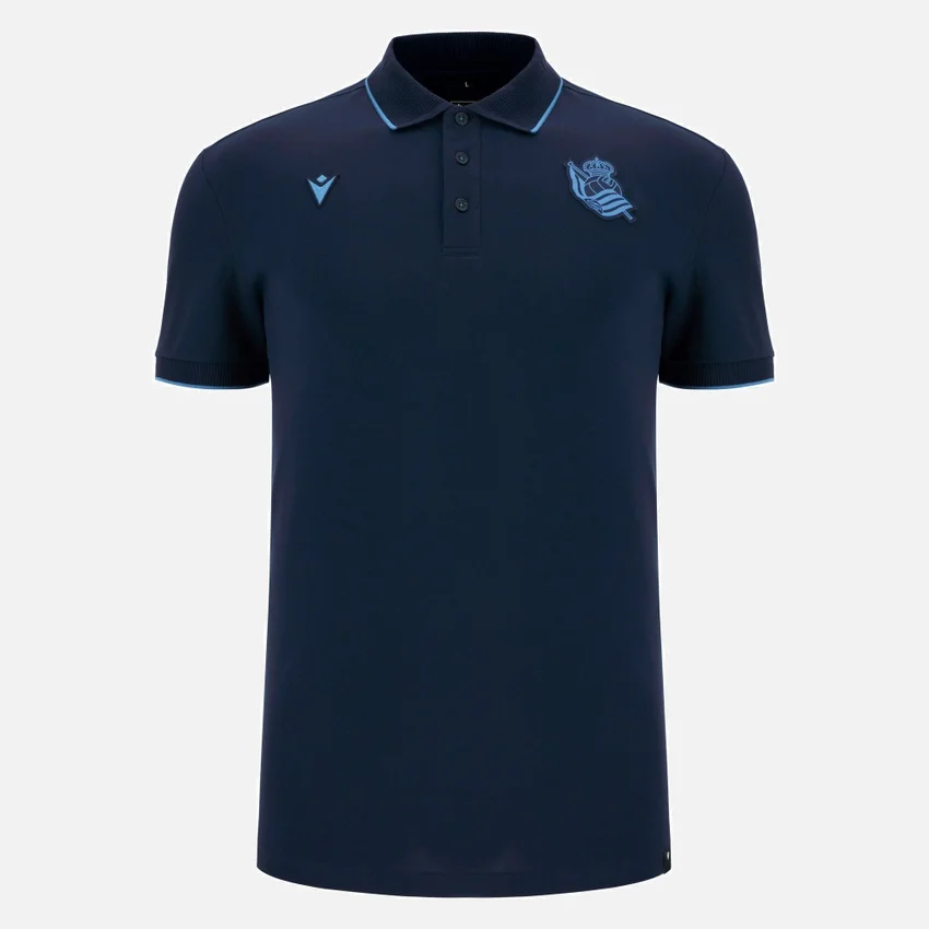 Real Sociedad 2025/26 Athleisure-Poloshirt für Erwachsene Real Sociedad 2025/26 Athleisure-Poloshirt für Erwachsene