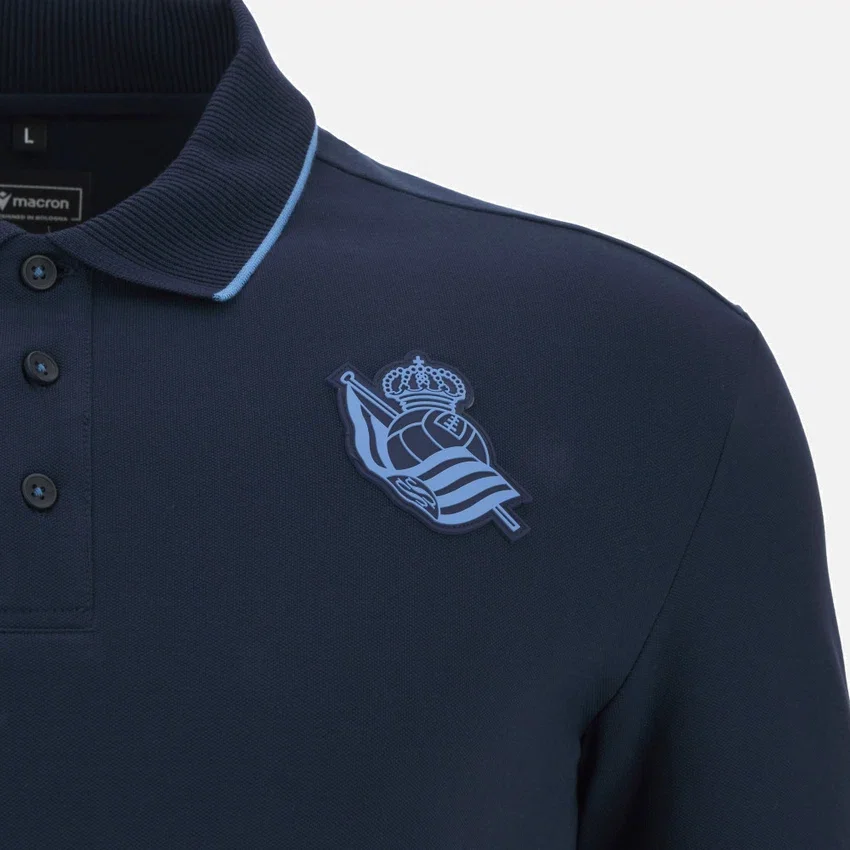 Real Sociedad 2025/26 Athleisure-Poloshirt für Erwachsene Real Sociedad 2025/26 Athleisure-Poloshirt für Erwachsene
