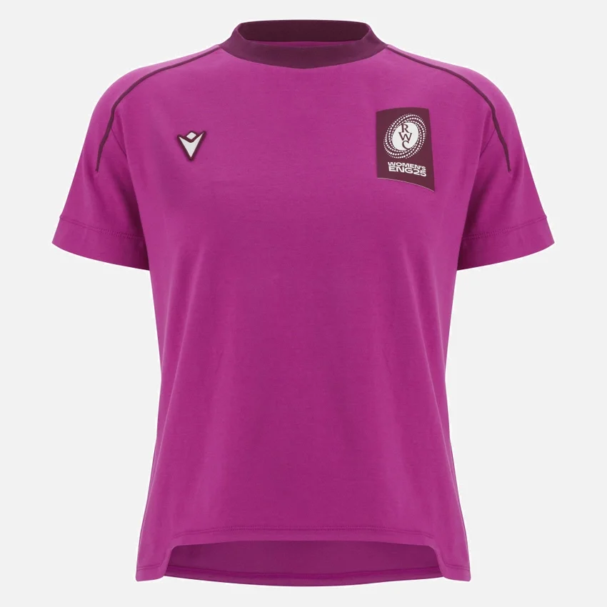 Rugby-Weltmeisterschaft der Frauen 2025 Athleisure-Baumwoll-Hemd für Erwachsene Rugby-Weltmeisterschaft der Frauen 2025 Athleisure-Baumwoll-Hemd für Erwachsene