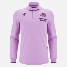 Scottish Rugby 2025/26 Auswärts-Baumwollshirt mit langen Ärmlingen Scottish Rugby 2025/26 Auswärts-Baumwollshirt mit langen Ärmlingen